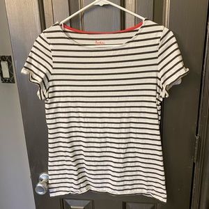 Boden short sleeve Breton striped shirt
